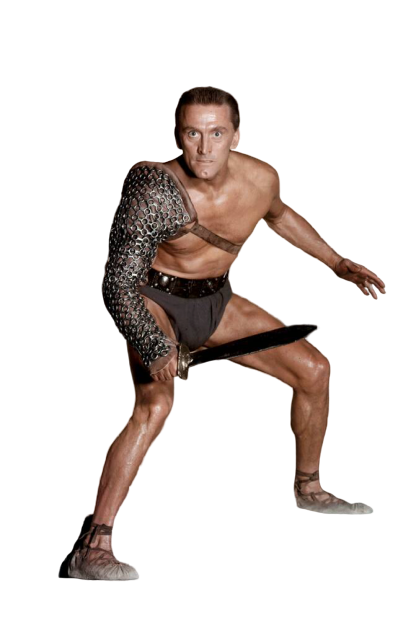 Kirk Douglas dans Spartacus